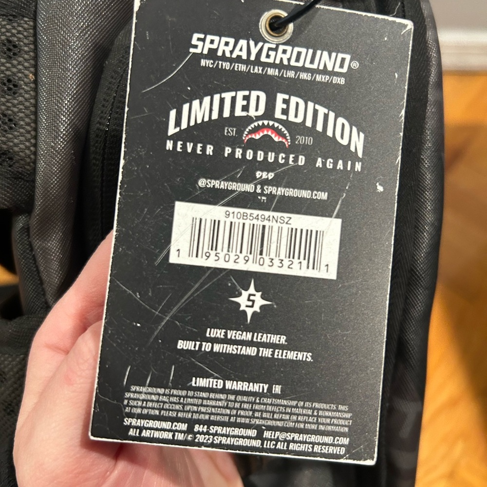 Limited Edition Sprayground Backpack - Picture 7 of 7